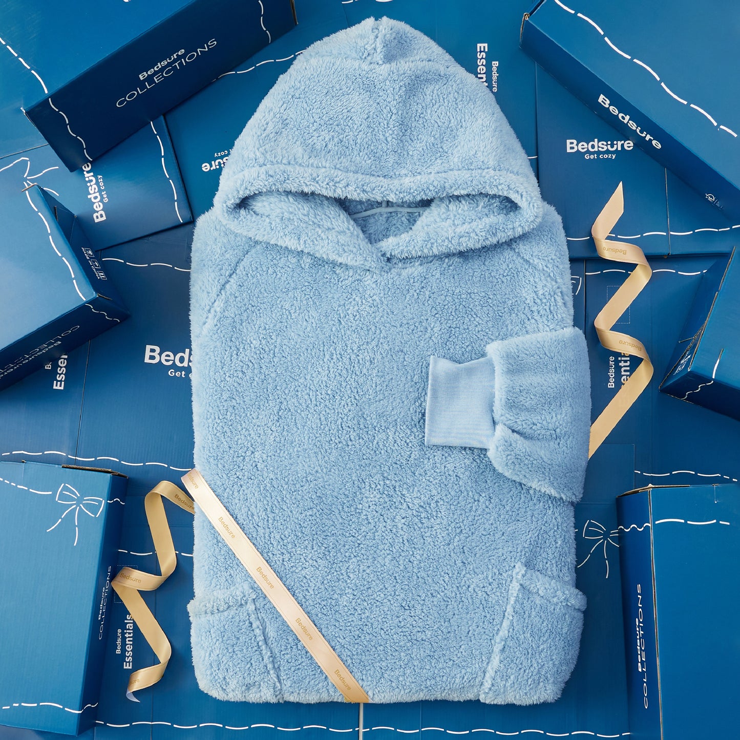 Shaggy Sherpa Wearable Blanket