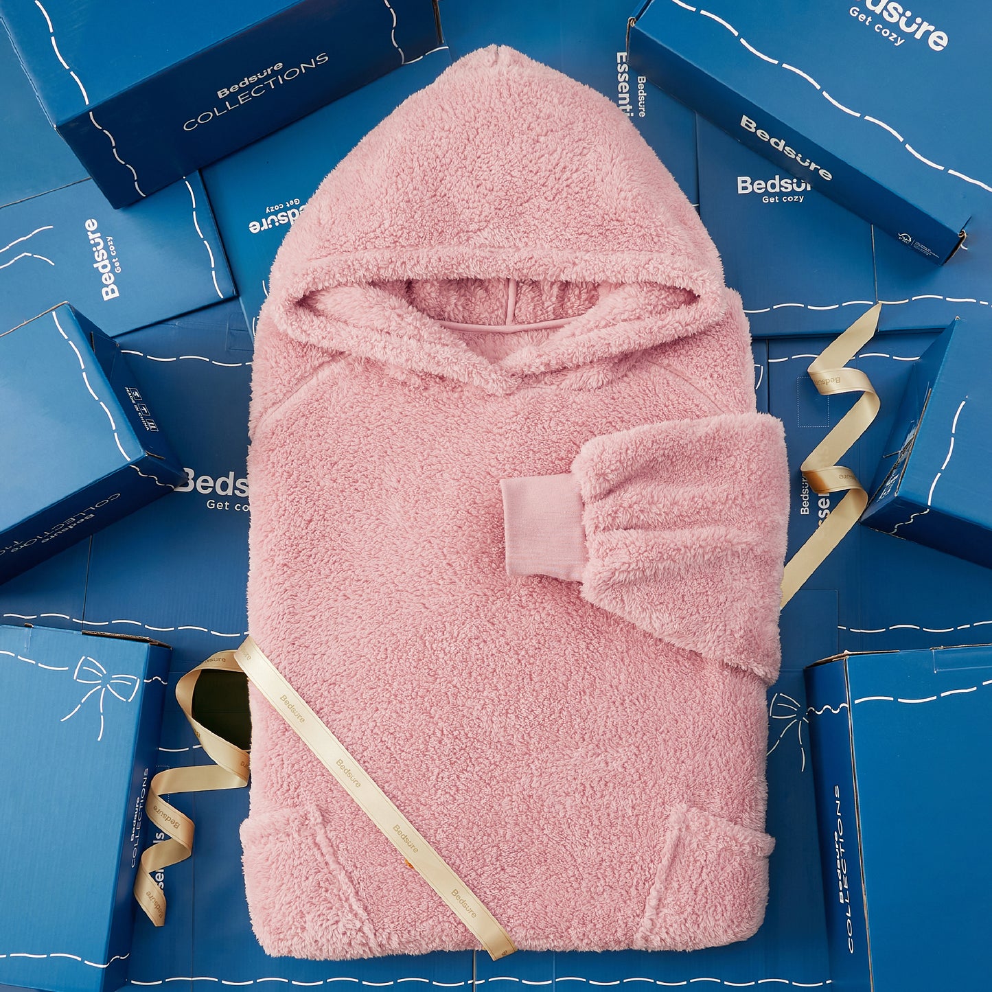 Shaggy Sherpa Wearable Blanket