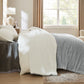 Acquard Stripes Shaggy Sherpa Blanket