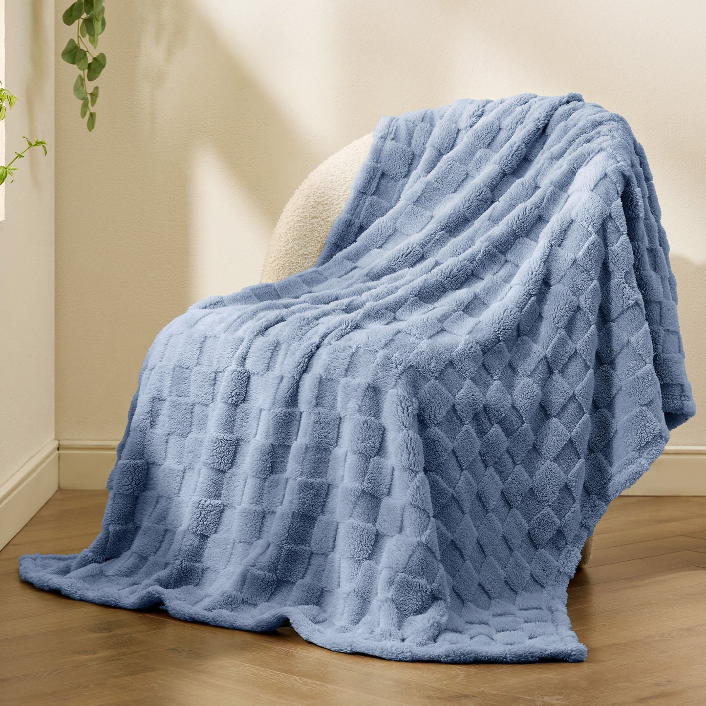 Jacquard Shaggy Sherpa Blanket