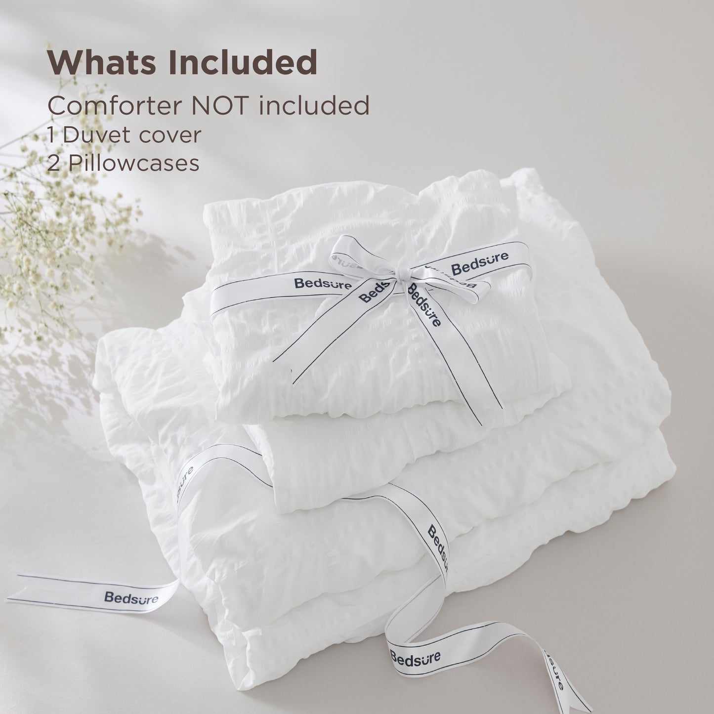 Seersucker Duvet Cover Set