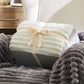 Acquard Stripes Shaggy Sherpa Blanket
