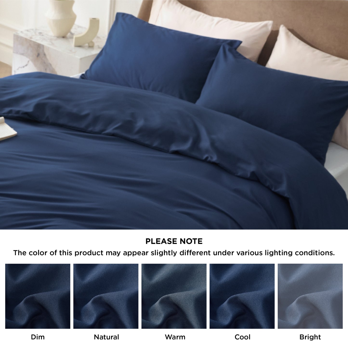 Brushed Polyester Microfiber Duvet Cover Set