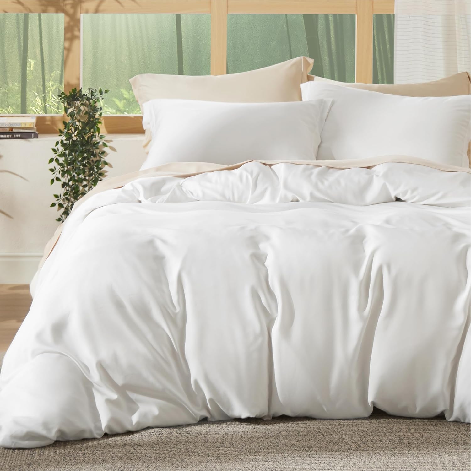 Rayon Derived from Bamboo Duvet Cover Set