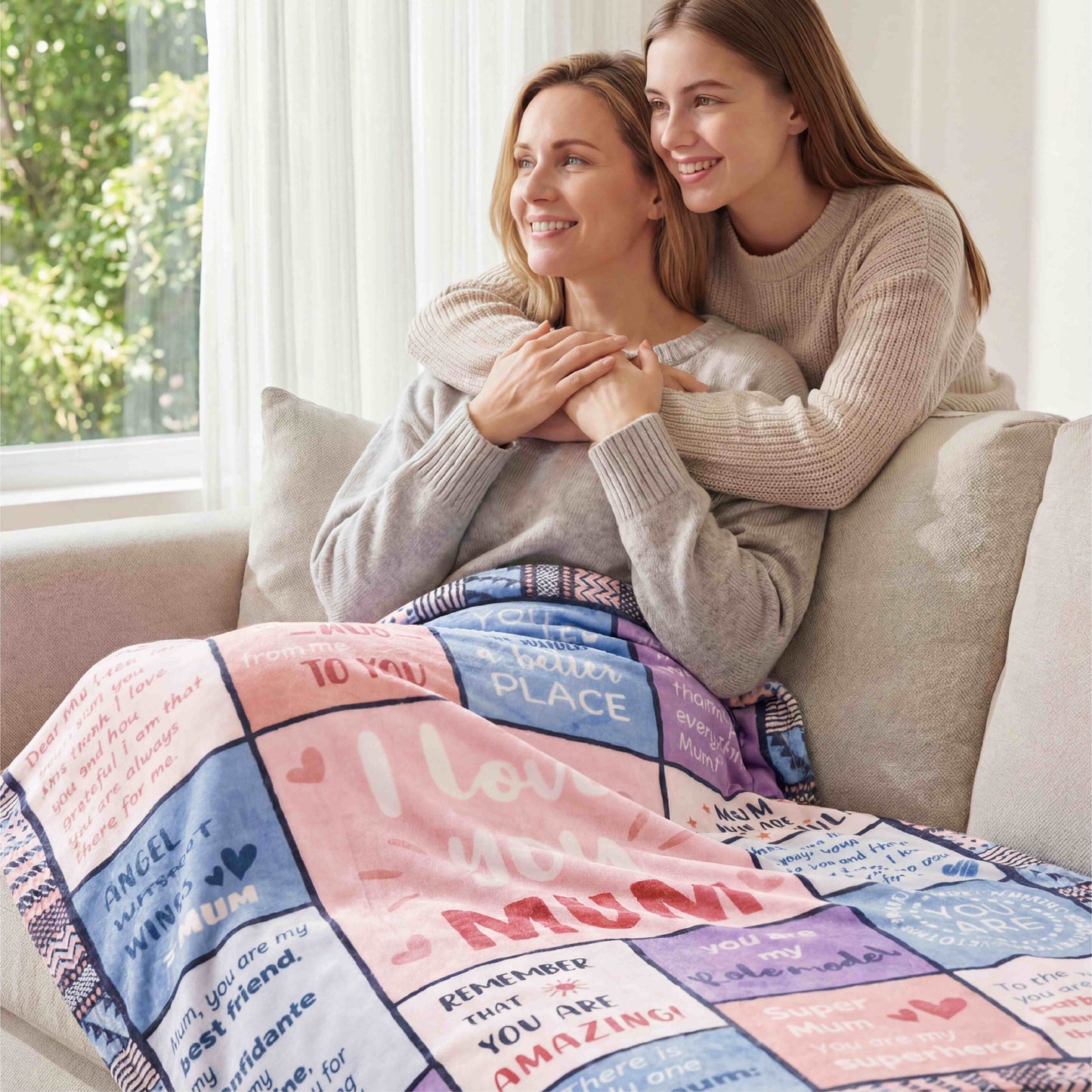 Printed Flannel Fleece Gift Blanket