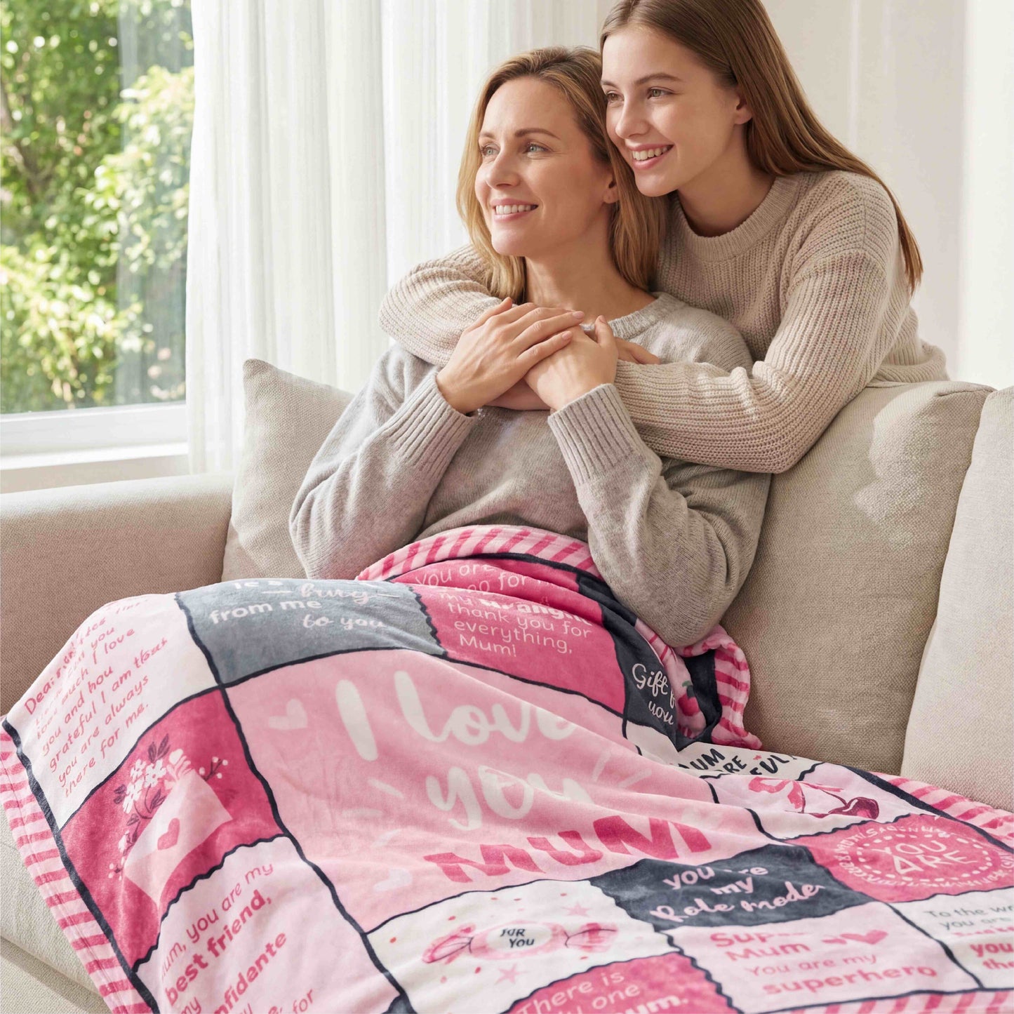 Printed Flannel Fleece Gift Blanket