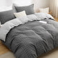 Patterned Polyester Microfiber Duvet Cover Set