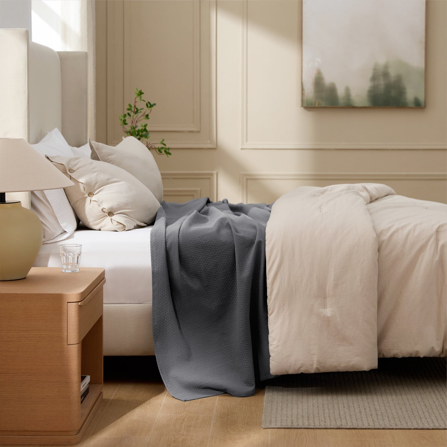 Diamond Weave Cotton Blanket