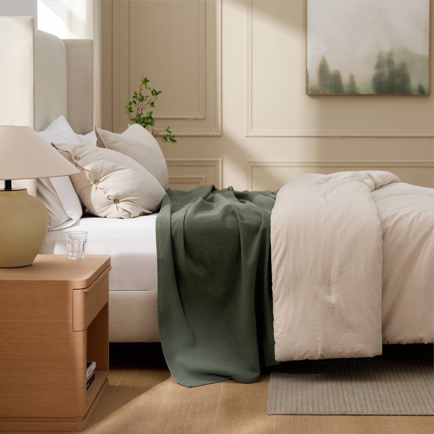 Diamond Weave Cotton Blanket