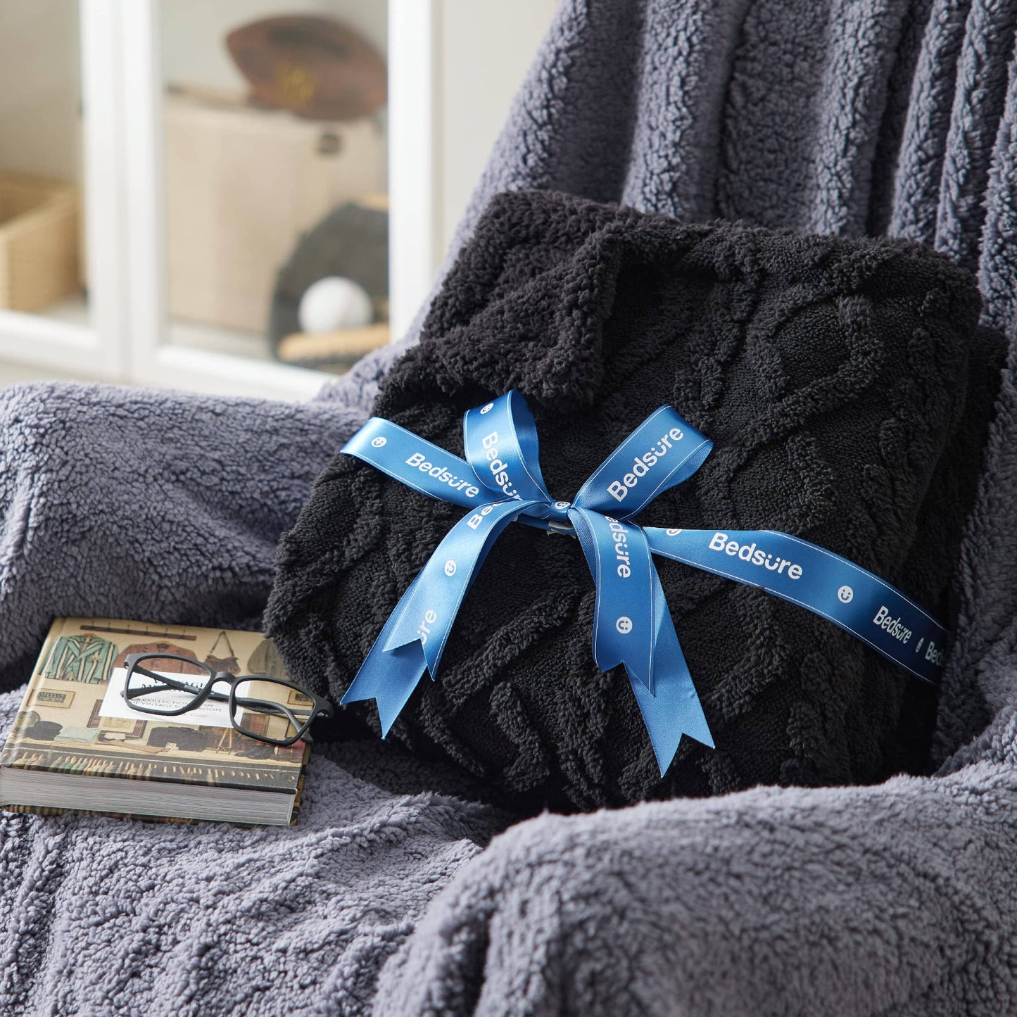 Sherpa Throw Blanket For Couch