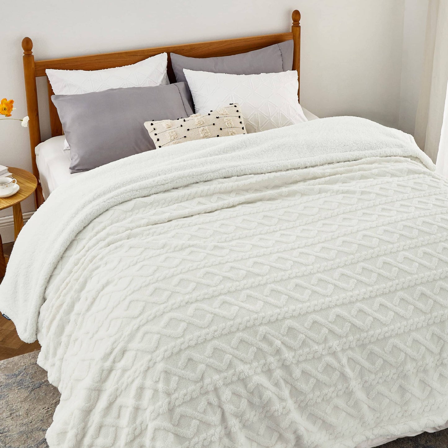 Sherpa Throw Blanket For Couch