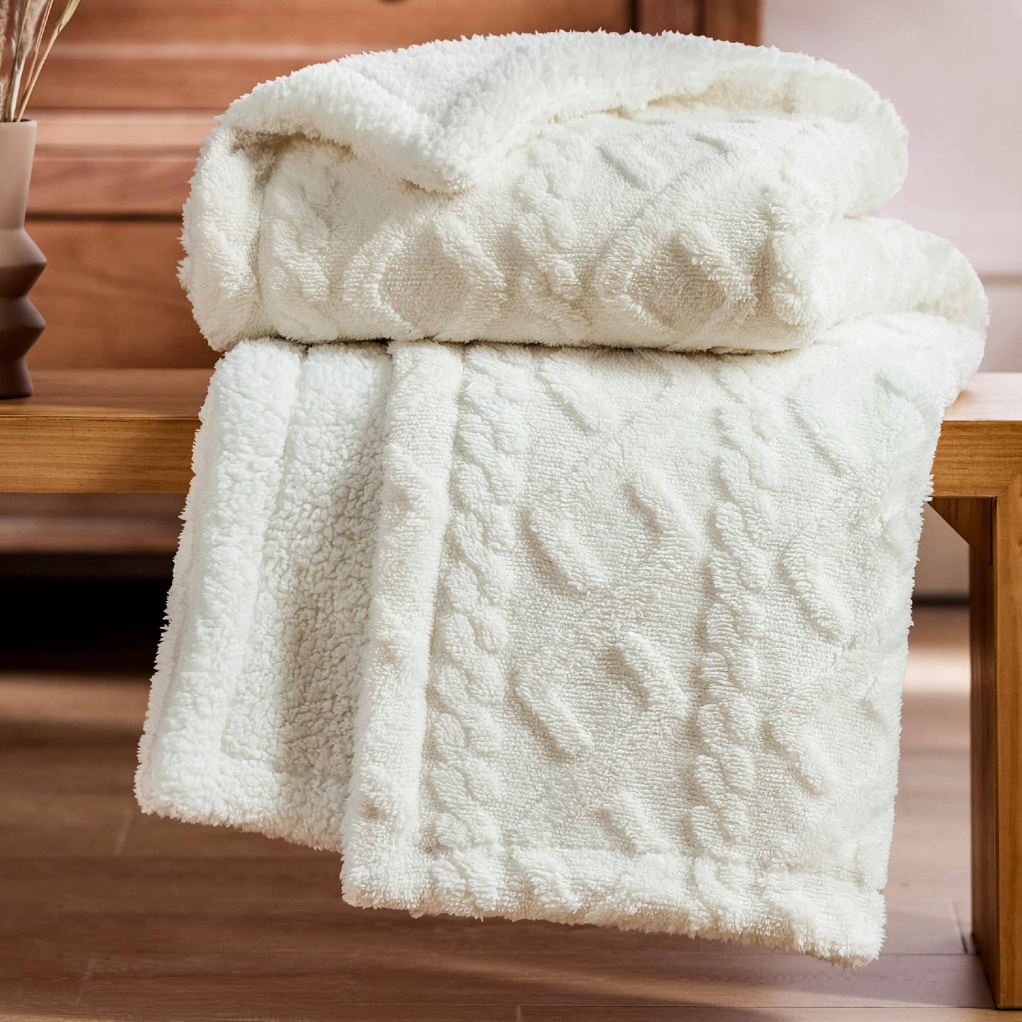 Sherpa Throw Blanket For Couch