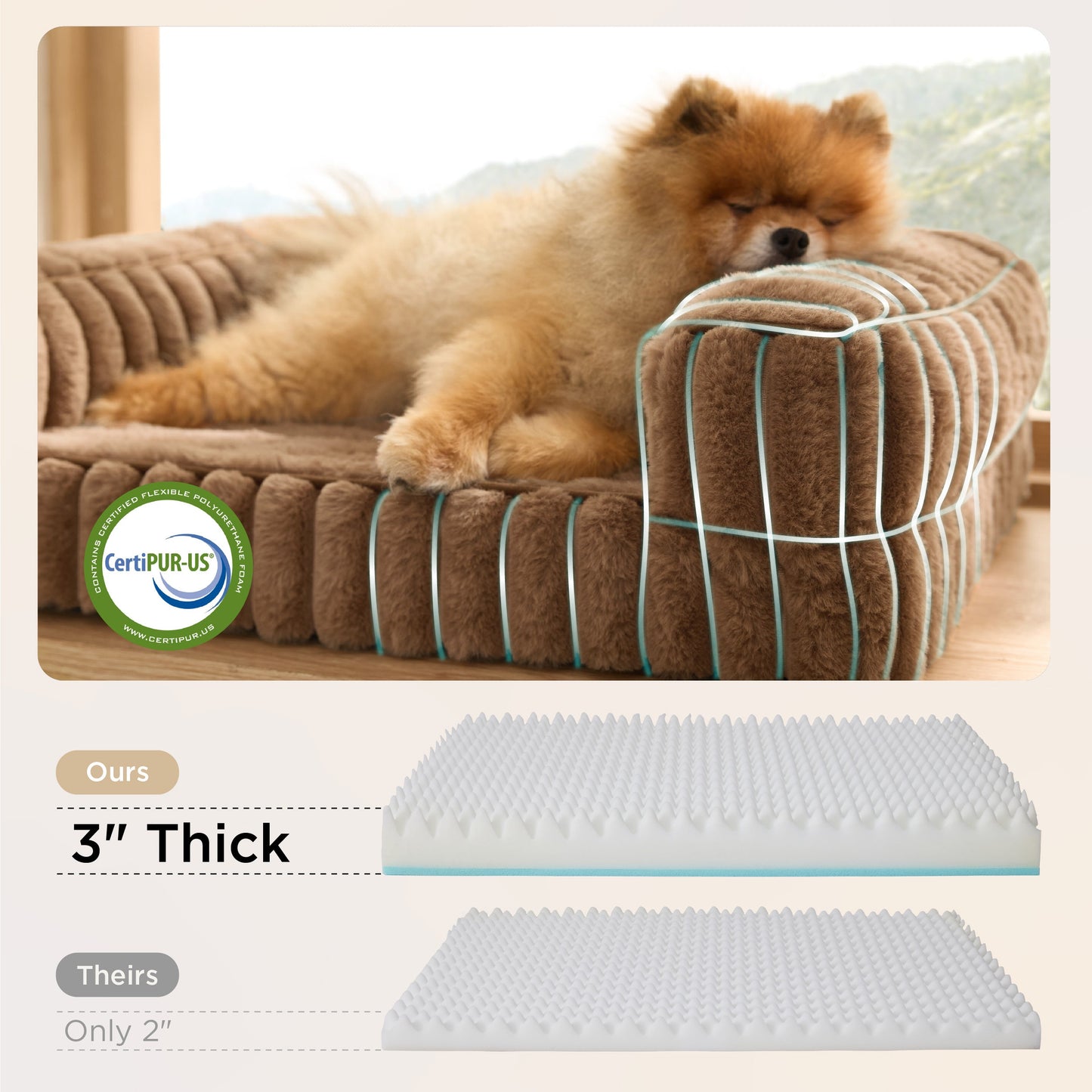ComfyFleece™ Pet Sofa