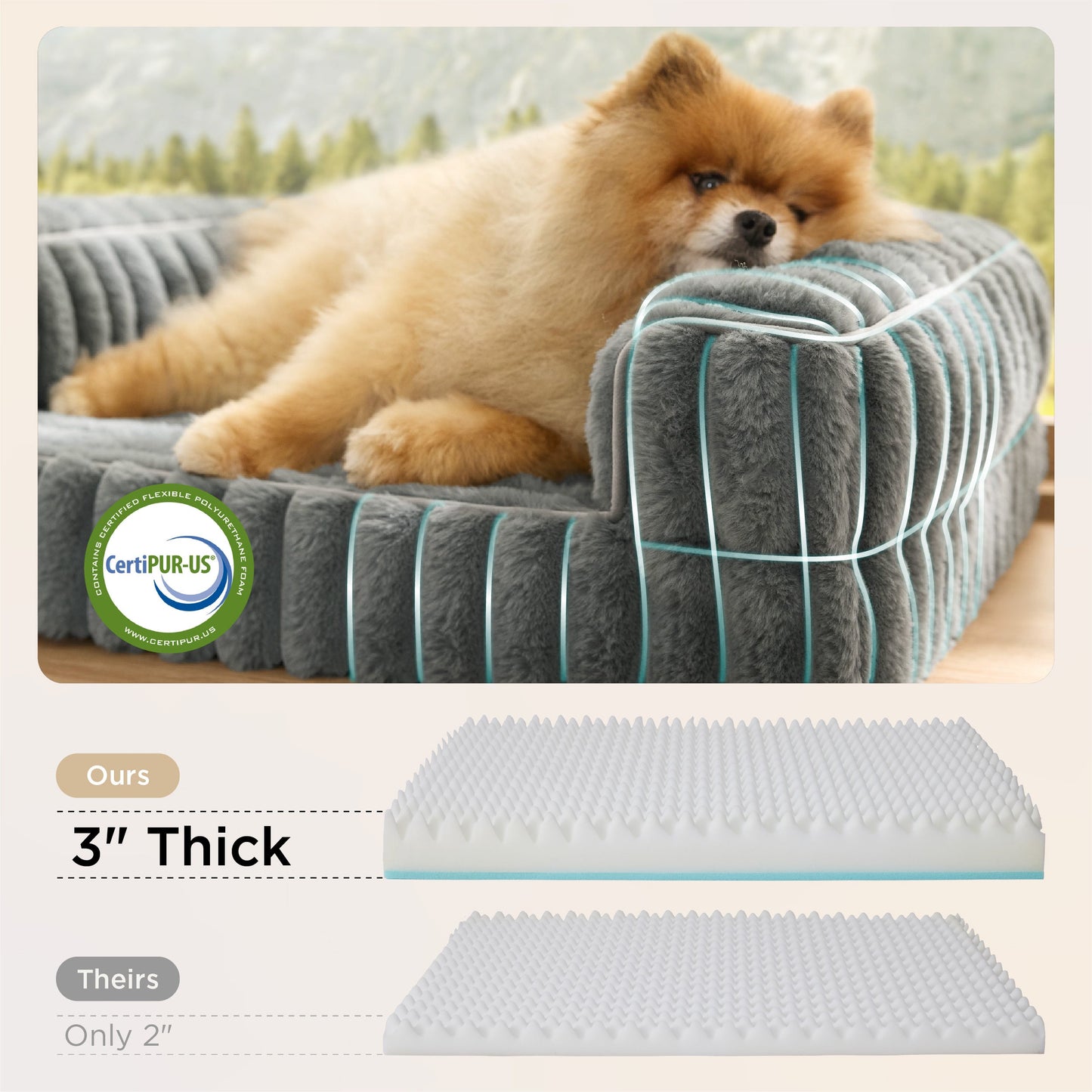 ComfyFleece™ Pet Sofa