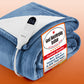 Solid Flannel Heated Blanket