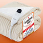 GentleSoft® Ribbed Flannel Heated Blanket