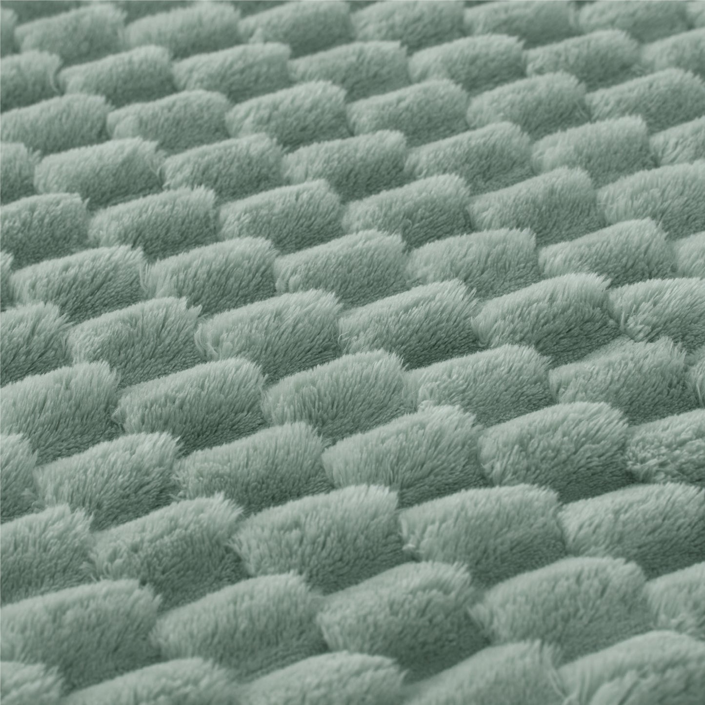 Textured Bubble Flannel Fleece Blanket